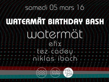 Watermät Birthday Party au Zig Zag Club