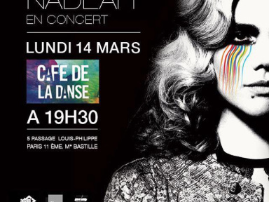Nadeah en concert au Café de La Danse 