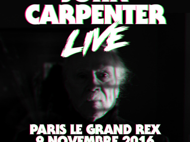 John Carpenter en concert au Grand Rex de Paris en novembre 2016