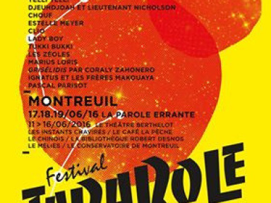 Festival Ta Parole 2016 à Montreuil : dates, programmation et réservations