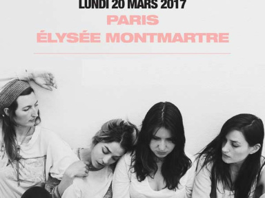 Warpaint en concert à L'Elysée Montmartre de Paris en mars 2017