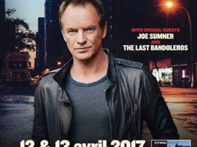 Sting en concerts à l'Olympia de Paris en avril 2017