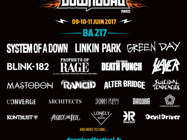 Download Festival Paris 2017 : Slayer, Mastodon, Rancid… rejoignent la programmation