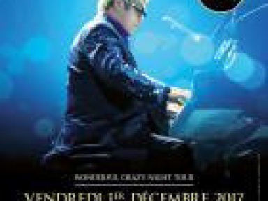 Elton John en concert à l'Arena Bercy de Paris en 2017