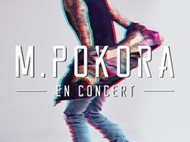 M. Pokora en concert à l'Arena Bercy de Paris en décembre 2017
