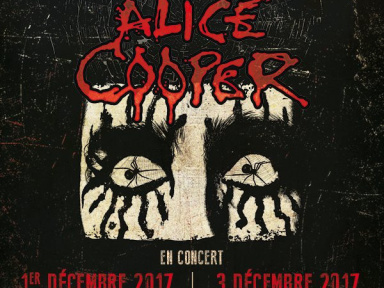 Alice Cooper en concert à La Salle Pleyel de Paris en décembre 2017