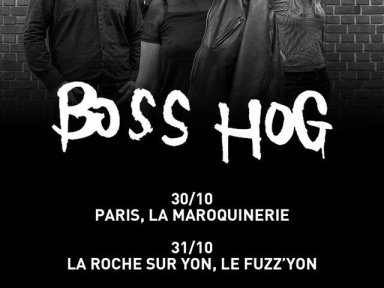 Boss Hog en concert à La Maroquinerie de Paris en octobre 2017