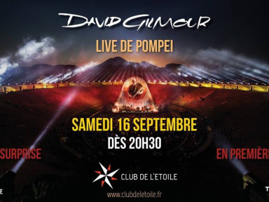 Retransmission du concert de David Gilmour au Club de l'Etoile 