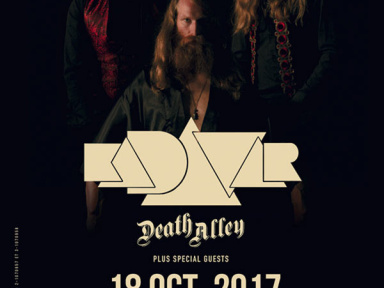 Kadavar et Death Alley en concert au Trabendo de Paris en octobre 2017