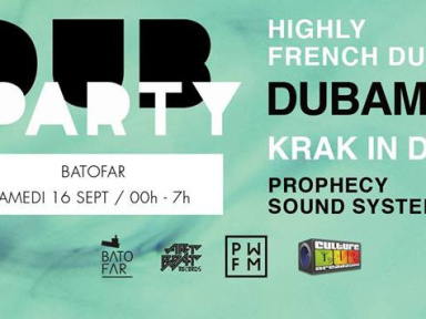 Dub Party au Batofar avec Dubamix