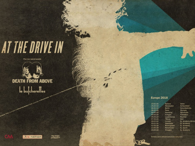 At The Drive-In en concert à l’Olympia de Paris en février 2018