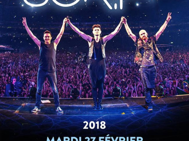 The Script en concert à l’Olympia de Paris en février 2018