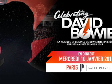Celebrating David Bowie à La Salle Pleyel en janvier 2018 