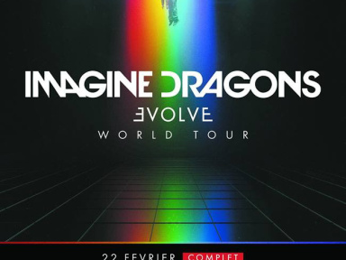 Imagine Dragons en concert à l'Arena Bercy de Paris en février 2018