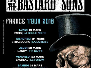 Phil Campbell And The Bastard Sons en concert à La Boule Noire de Paris en mars 2018