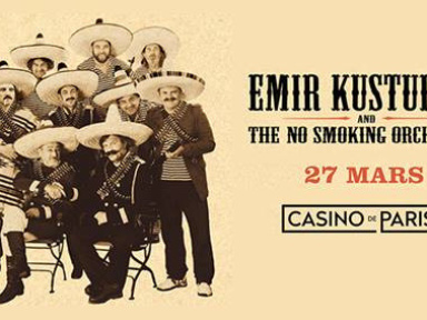 Emir Kusturica & The No Smoking Orchestra en concert au Casino de Paris en mars 2018