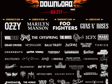 Download Festival Paris 2018 : Volbeat, Opeth, NOFX, Billy Talent... rejoignent la programmation 
