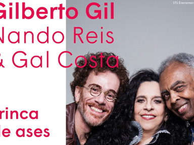 Gilberto Gil, Nando Reis et Gal Costa en concert à La Seine Musicale en mars 2018