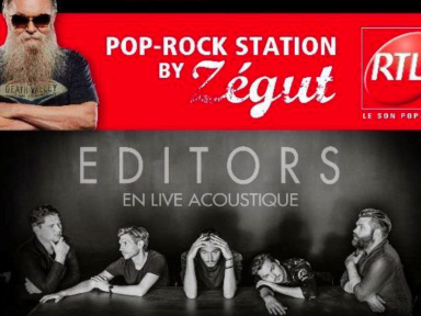 Pop Rock Station by Zégut au Hard Rock Café Paris avec Editors 
