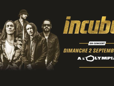 Incubus en concert à l'Olympia de Paris en septembre 2018