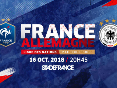 Match France - Allemagne au Stade de France le 16 octobre 2018