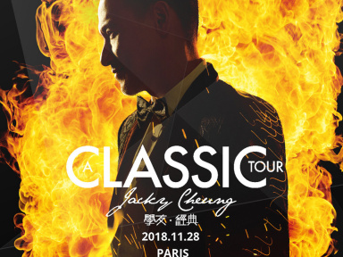Jacky Cheung en concert à l'AccorHotels Arena Bercy de Paris en novembre 2018