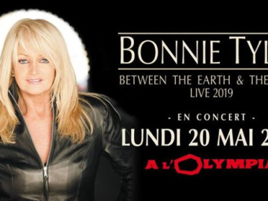 Bonnie Tyler en concert à l’Olympia de Paris en mai 2019
