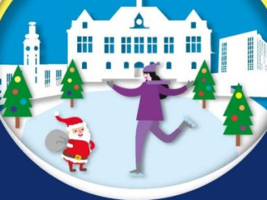 Noël 2018 à Montrouge : patinoire et sculpture de glace