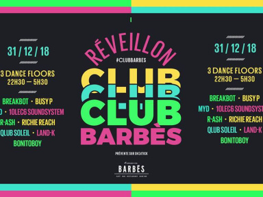 Réveillon 2019 à Paris : Club Barbès à la Brasserie Barbès