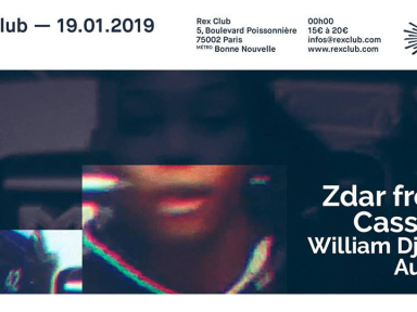 Rex Club présente Philippe Zdar, William Djoko, Aubry