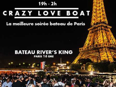 Saint Valentin 2019 : Crazy Love Boat Party en mode after work au River's King