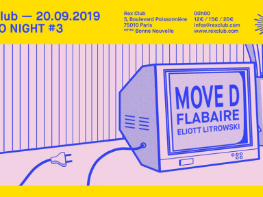 Pedro Night #3 au Rex Club avec Move D, Flabaire et Eliott Litrowski