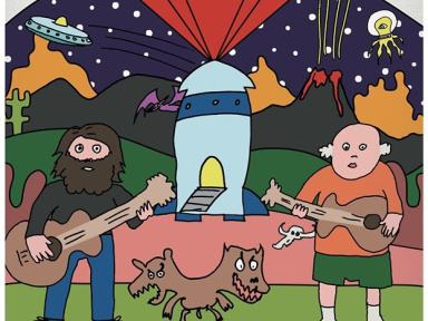 Tenacious D en concert au Zénith de Paris en février 2020