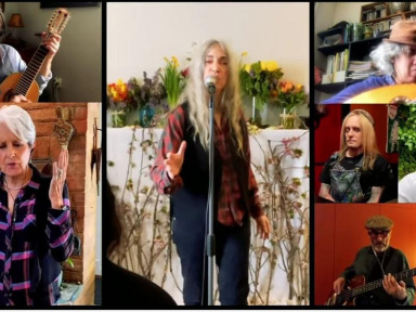 Vidéo Pathway to Paris : Patti Smith, Joan Baez, Ben Harper... chantent ‘People Have the Power’ 
