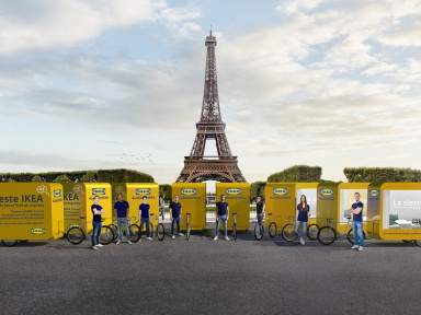 Insolite : faites une sieste express en plein Paris avec Ikea