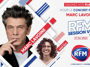 Marc Lavoine en concert privé RFM à Paris