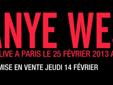 Kanye West au Zénith de Paris le 25 février 2013