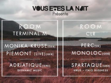 Vous Etes La Nuit #3 présente à La Centrale Monika Kruse