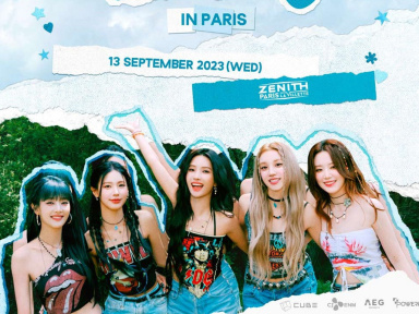 (G)I-DLE, le groupe de K-pop féminin, en concert au Zénith de Paris en septembre 2023