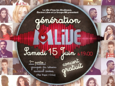 «Génération M6 Live» : concerts gratuits le 15 juin 2013 à Issy-les-Moulineaux 