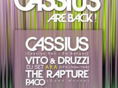 Open House au Showcase avec Cassius et The Rapture 