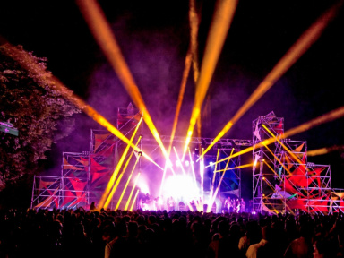 Report Photos : The Peacock Society au Parc Floral