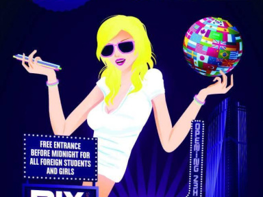 Erasmus Paris : Fluo Party