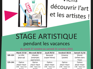 Stage artistique pour enfants à la librairie Libellule et Coccinelle