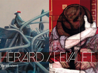 Street art : Levalet et Hérard s'invite rue Véron (Paris 18ème)