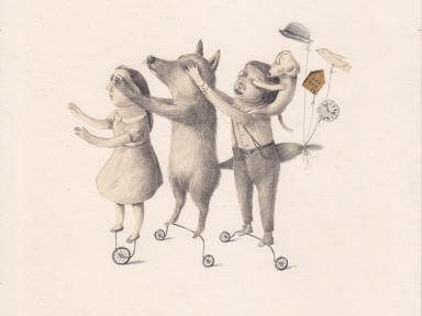 Vente d'illustrations charitable à la Rotonde Stalingrad 