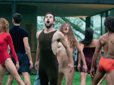 Modern living 2019, spectacle de Gerard and Kelly à la Villa Savoye