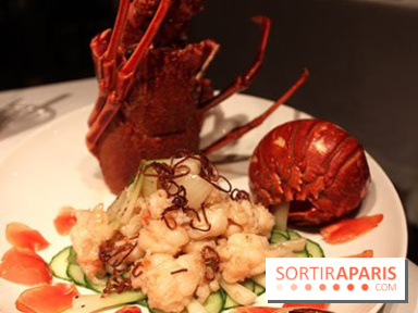 Langouste, cebettes et oignons du Chef Ip