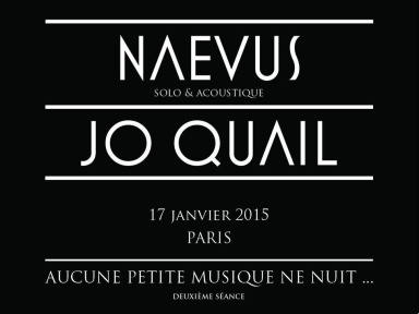 Naevus (solo & acoustique) et Jo Quail