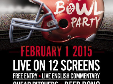 Paris’s Biggest Superbowl Party XLIX 2015
